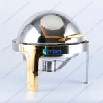 Nồi hâm buffet soup tròn chân cao nắp kính ASIA6052GPC