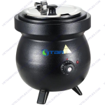 Nồi hâm Soup tiệc buffet màu đen dùng điện ASIA1815SB