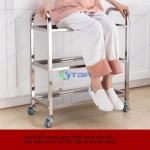 Xe đẩy phục bàn ăn inox AST080