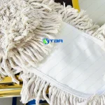 Cây lau nhà xưởng bản cotton lớn 120cm ASIA-CT120