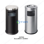 Thùng rác inox tròn gạt tàn cửa trước GTA380