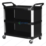 Xe đẩy phục vụ bàn ăn cao cấp có bửng che
