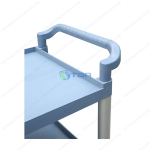 Xe đẩy phục vụ và dọn bàn ăn đa năng 02 xô