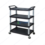 Xe đẩy thức ăn & dọn vệ sinh 4 tầng A015B