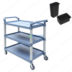 Xe đẩy dọn bàn ăn đa năng 3 tầng ASIA-010A