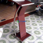 Bục lễ tân đón khách khung inox cao cấp