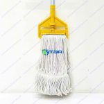 Cây lau sàn ướt đầu kẹp vàng cán nhôm ASIA-CLK03