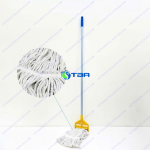 Cây lau sàn ướt đầu kẹp vàng cán nhôm ASIA-CLK03