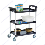 Xe đẩy phục vụ bàn ăn màu đen ASIA-A500B