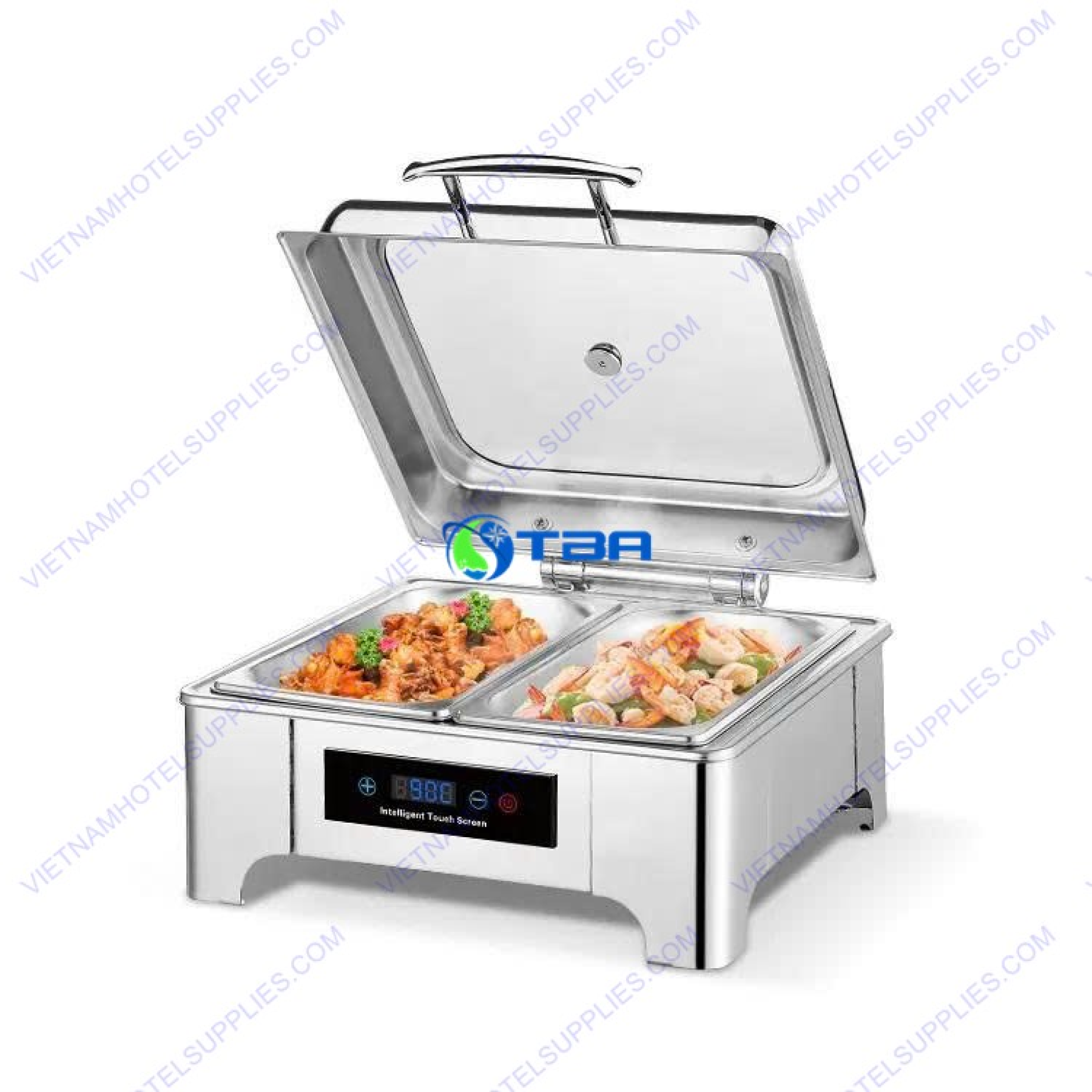 Nồi hâm buffet vuông dùng điện ASIA1202-2N