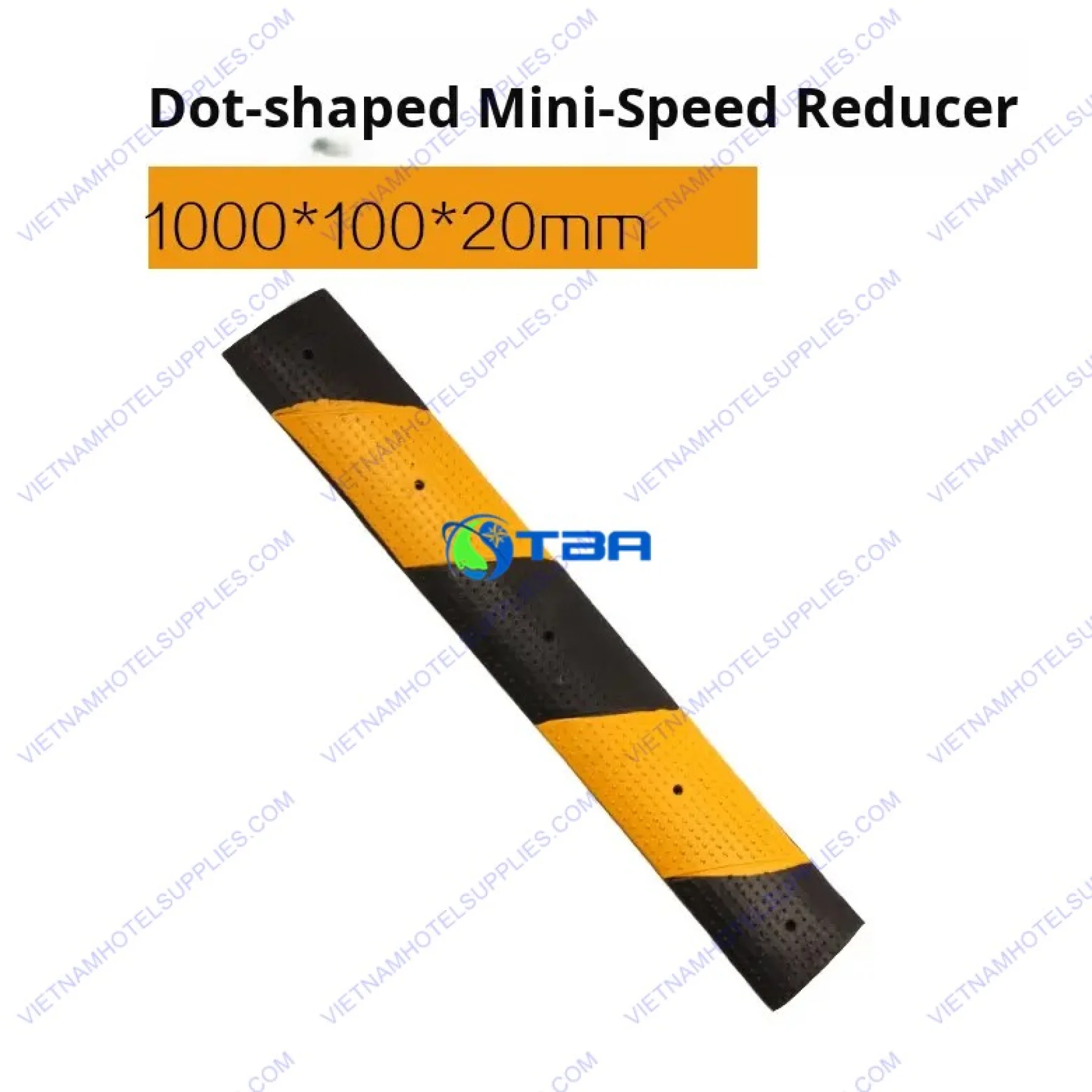 Gờ giảm tốc cao su (L)100*(W)10*(H)2cm