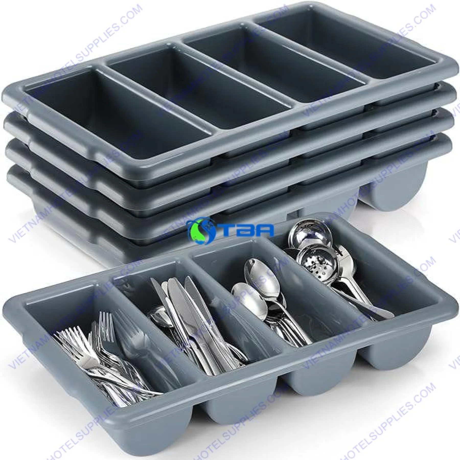 Rack đựng dao muỗng nĩa 4 ngăn ASIA-RD04