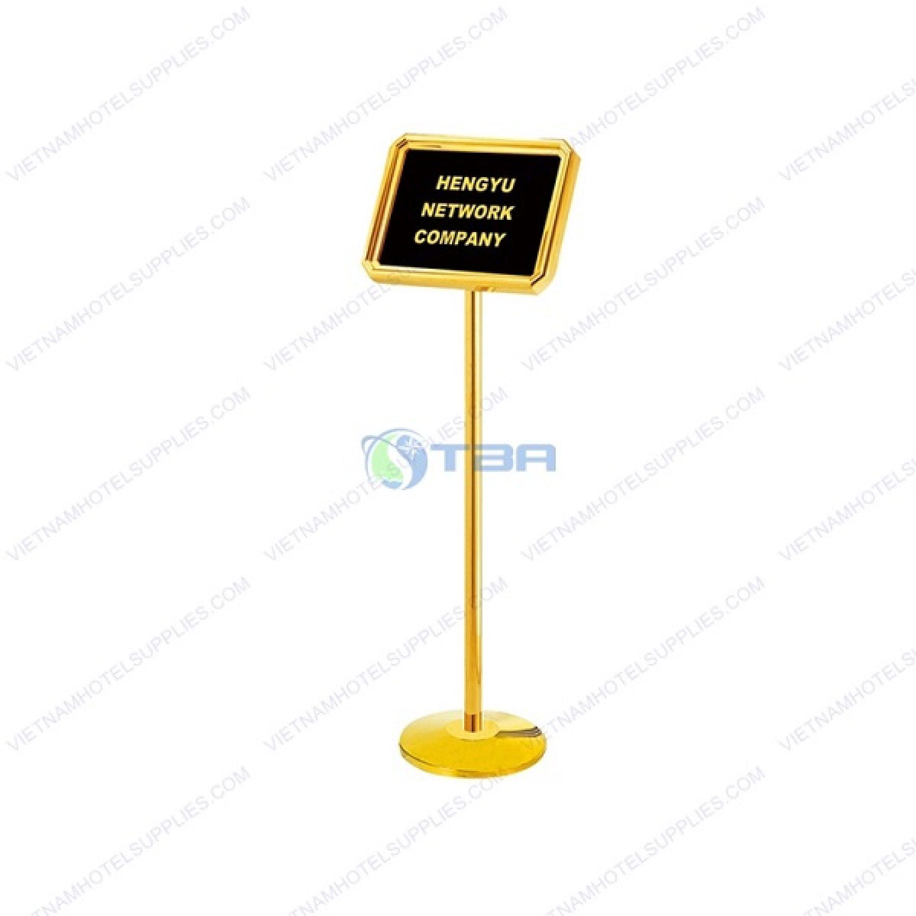 Bảng  menu thông tin quảng cáo mạ vàng  cao cấp