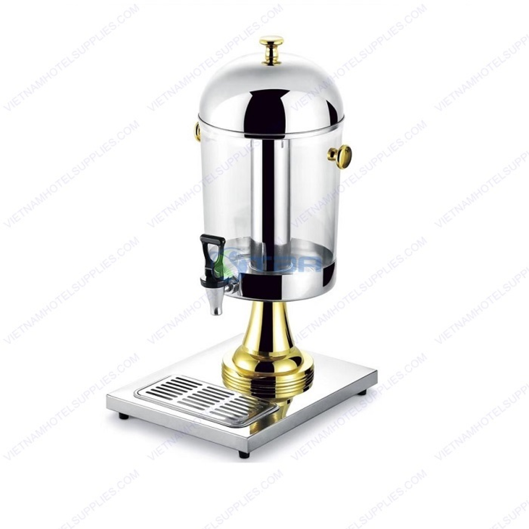 Bình đựng nước ngọt tiệc Buffet vàng 8L #FD01G