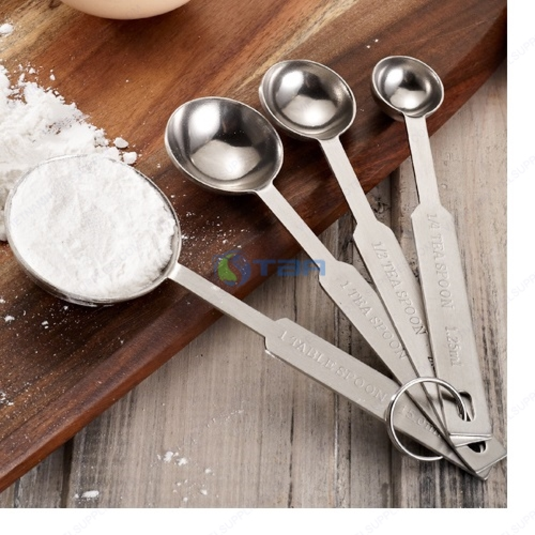 Bộ 4 muỗng đong inox cao cấp