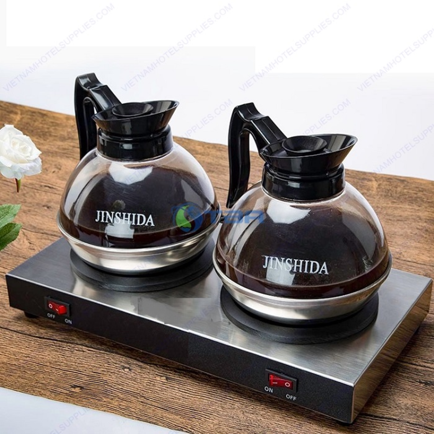 Bộ bình và bếp hâm nóng trà cafe CFS002
