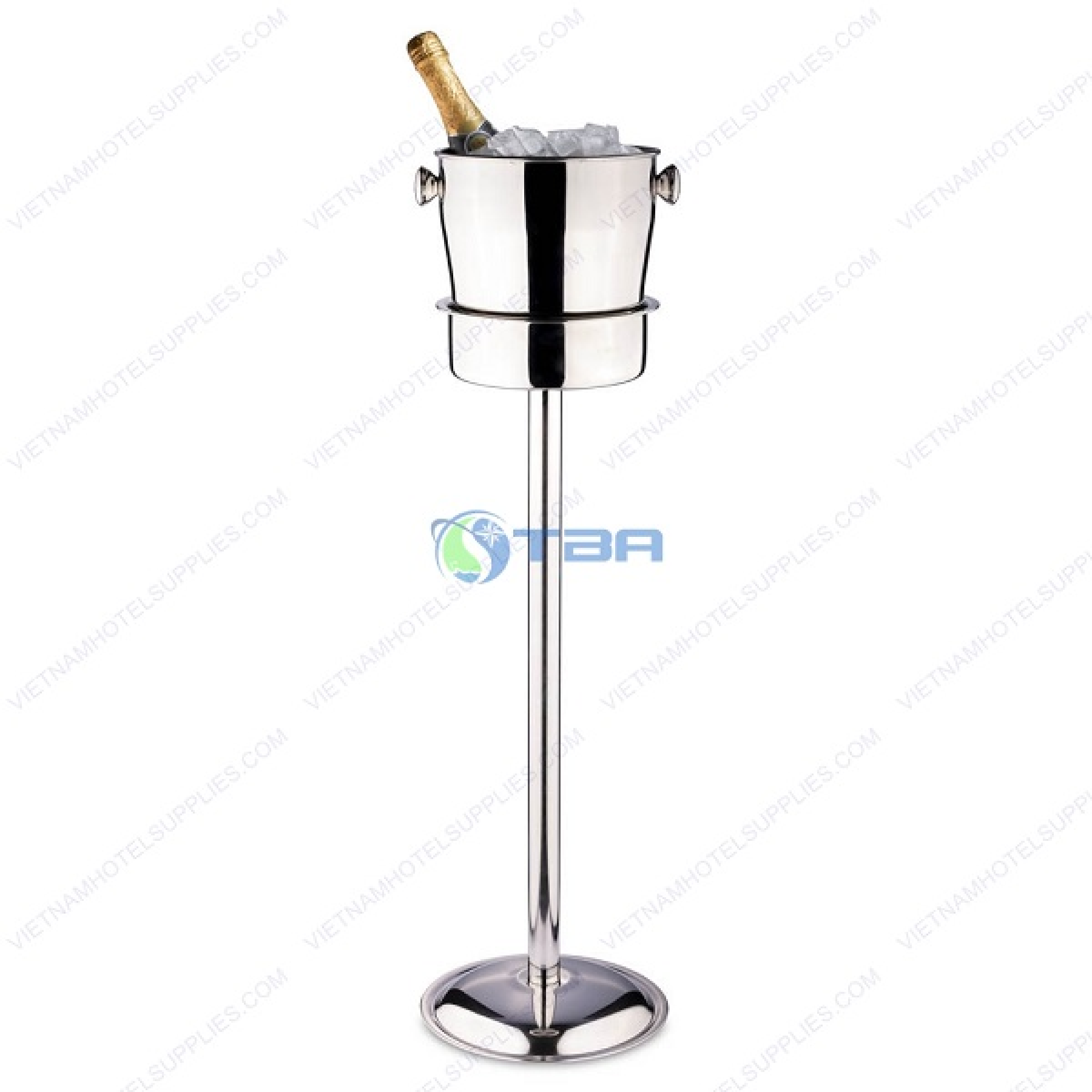 Bộ chân và xô đá inox A102R
