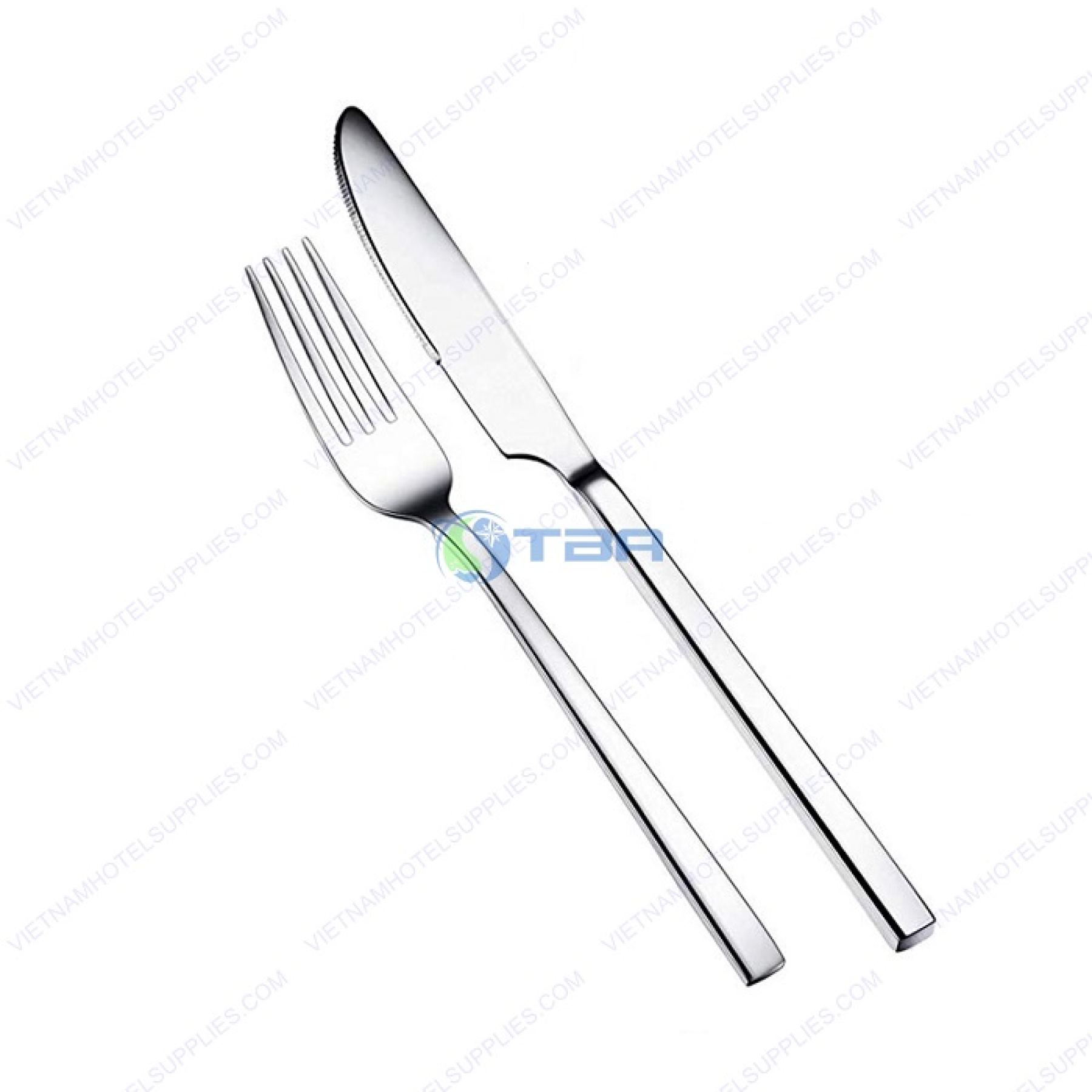 Bộ dao nĩa inox  2 món #D046-2