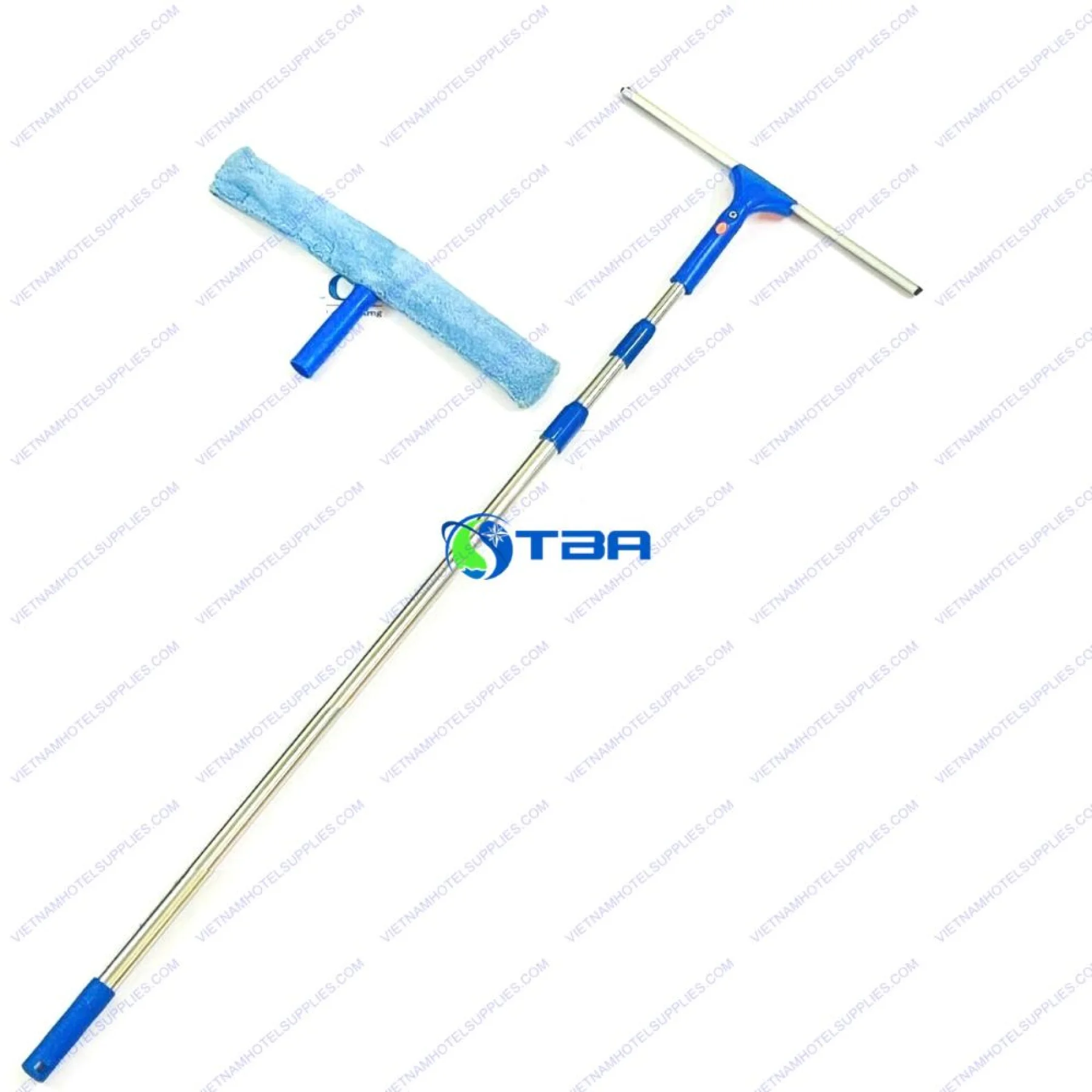 Bộ cây lau kính trên cao cán inox 4 mét ASIA-LI4M