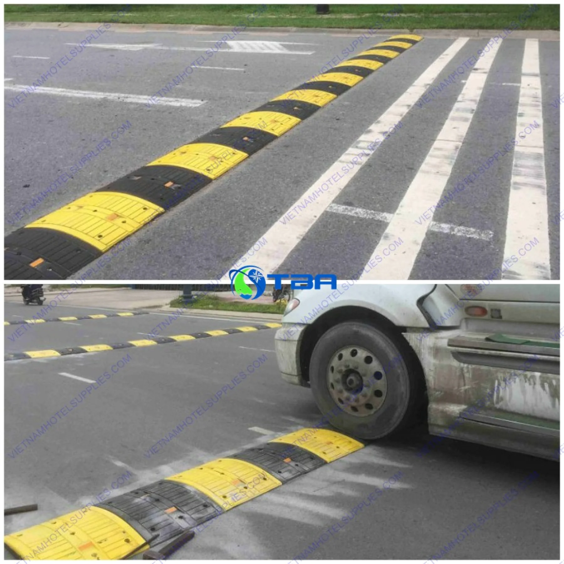 Gờ giảm tốc chuyên dụng xe container