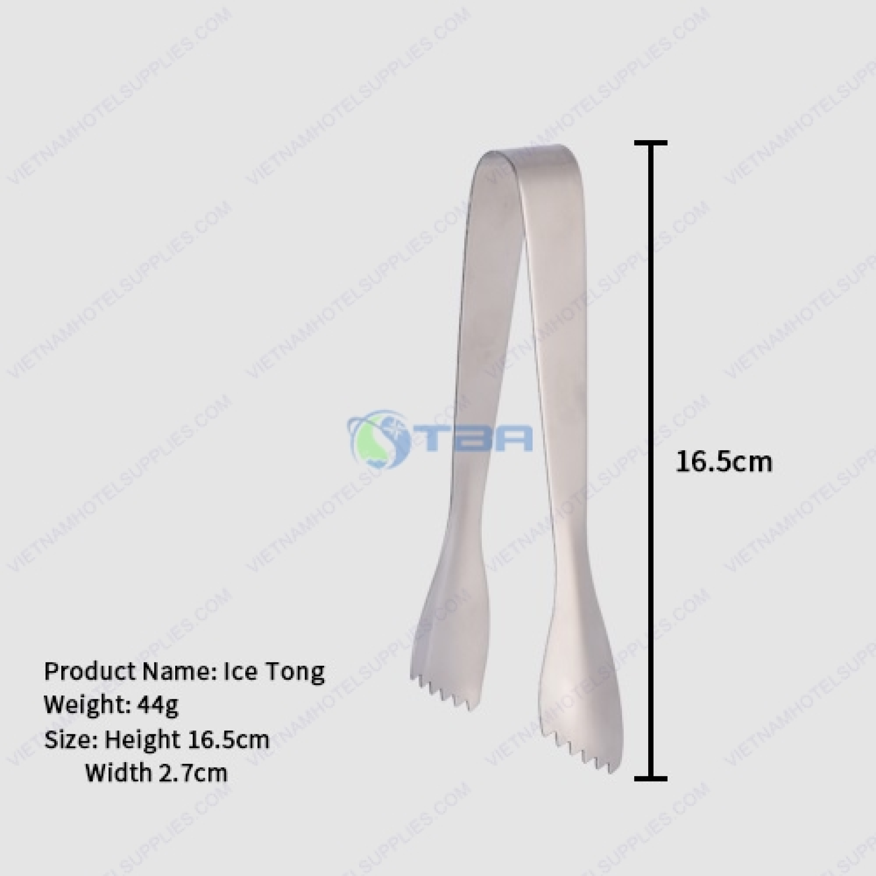 Gắp đá inox quầy bar cafe IC003