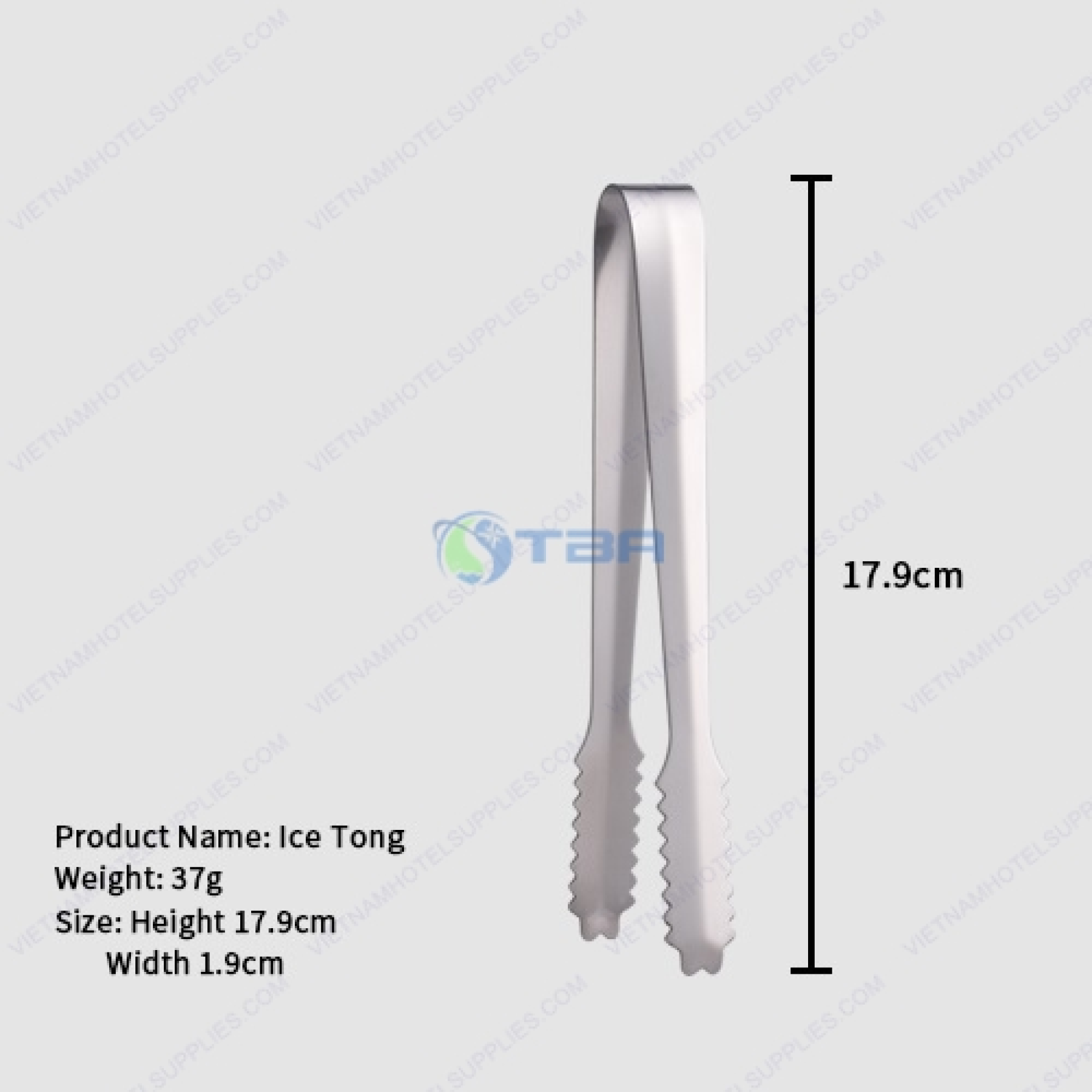 Kẹp gắp đá inox quầy bar club IC004