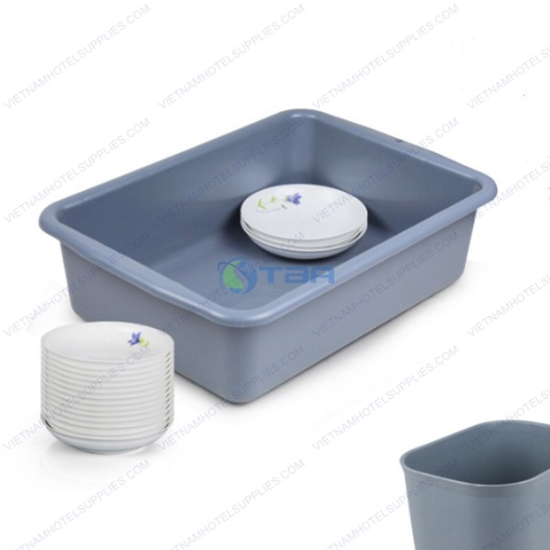 Khay nhựa đựng đồ dùng cho xe dọn bát đĩa