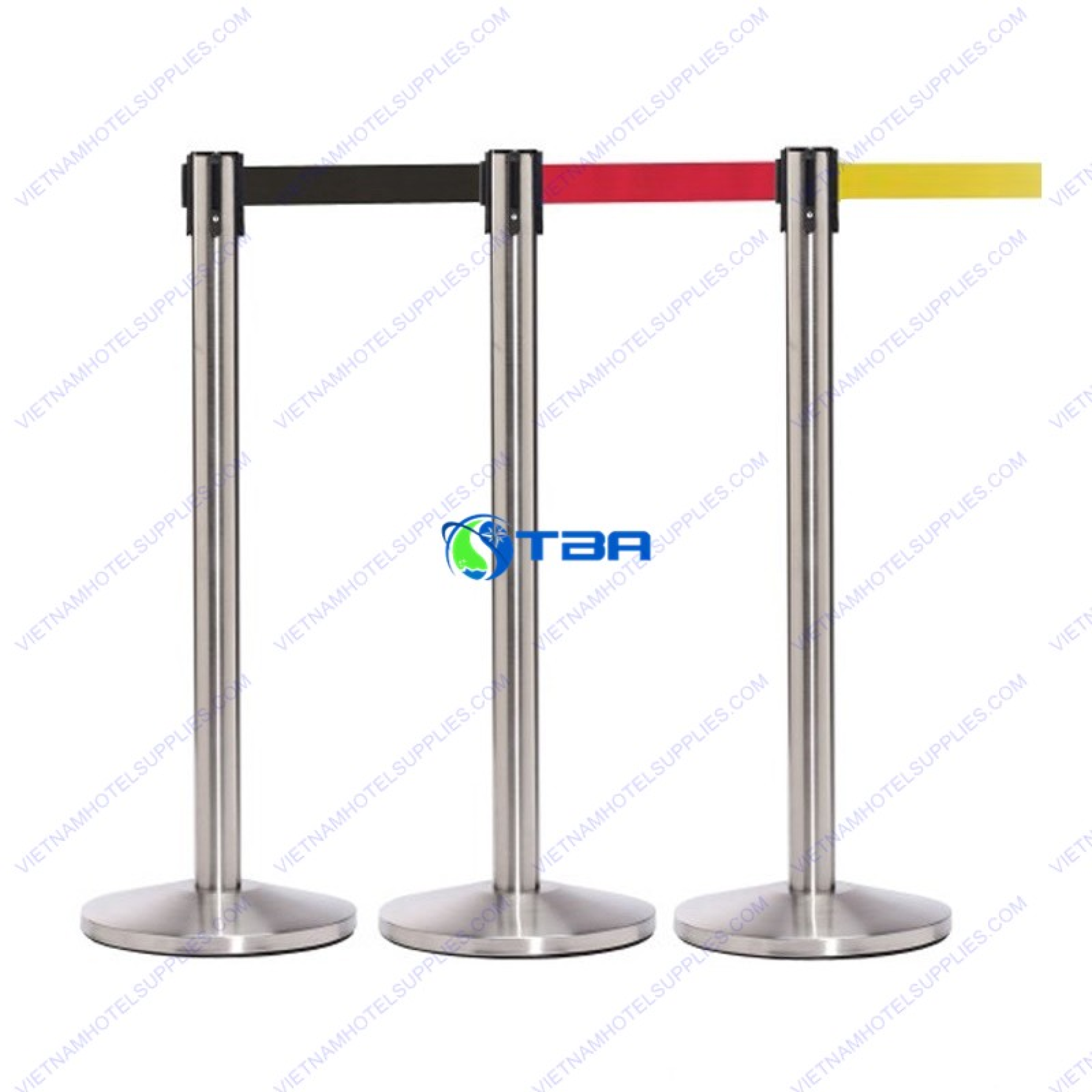 Cột chắn inox chuyên dụng chất lượng cao dây căng 5 mét