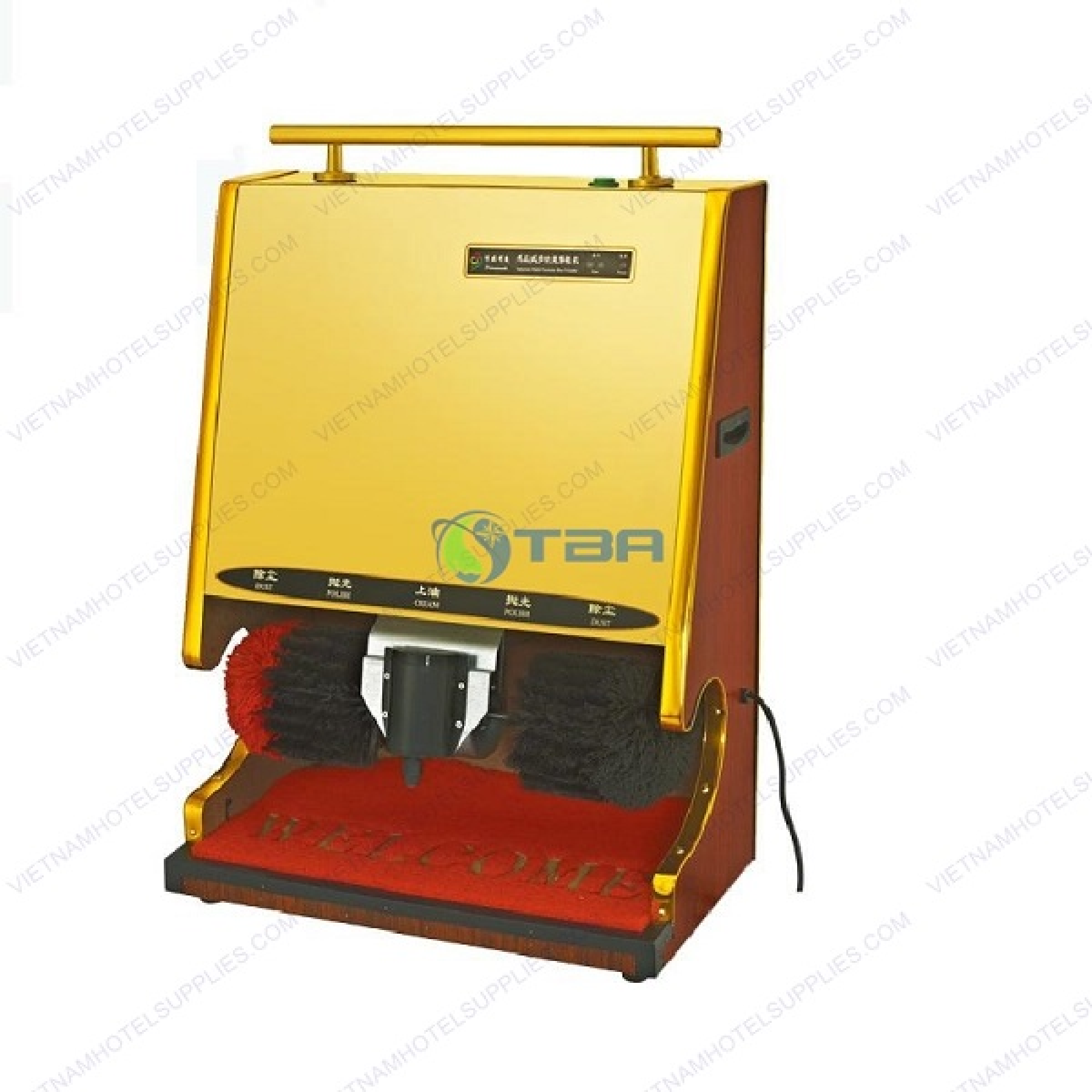 Máy đánh giày tự động đặt tiền sảnh