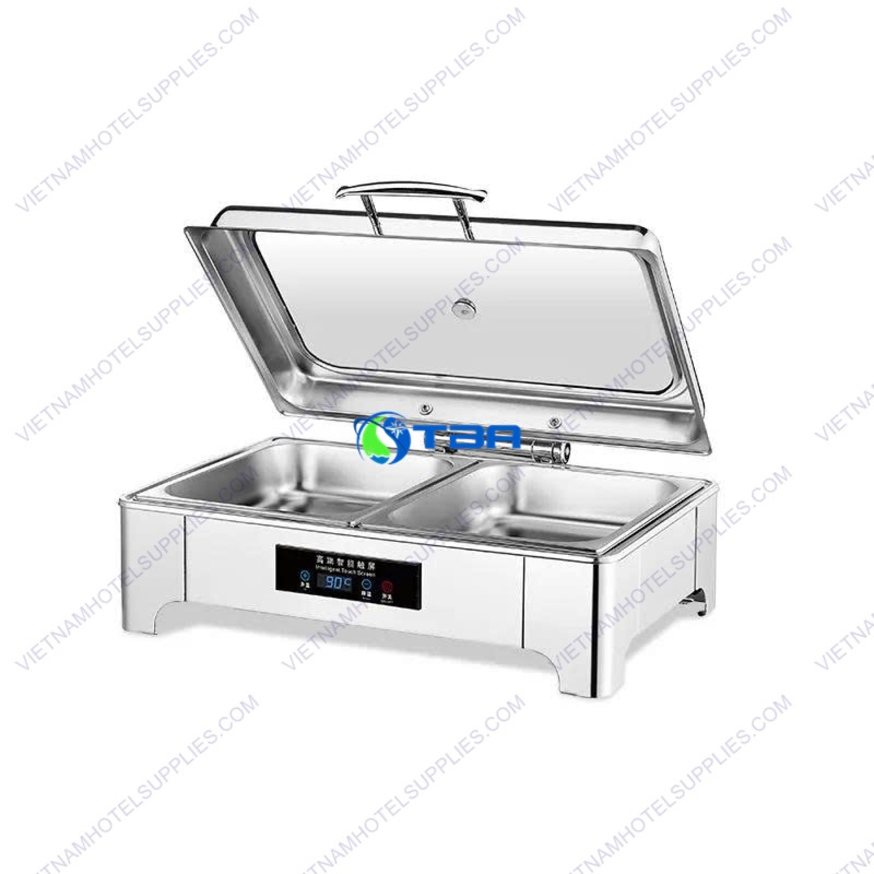 Nồi hâm buffet chữ nhật dùng điện cao cấp ASIA2101-2N