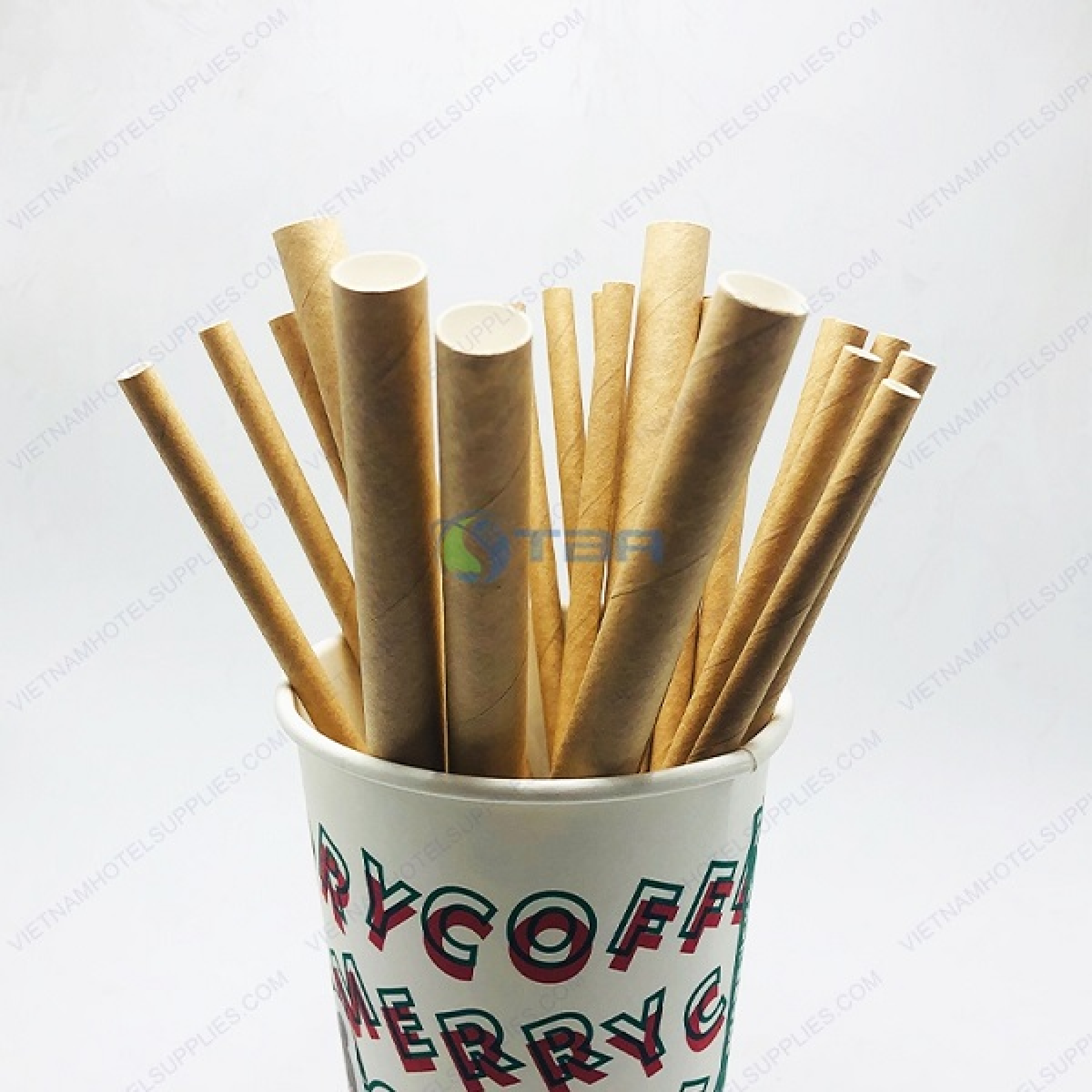 Ống hút giấy quán cafe - trà sữa