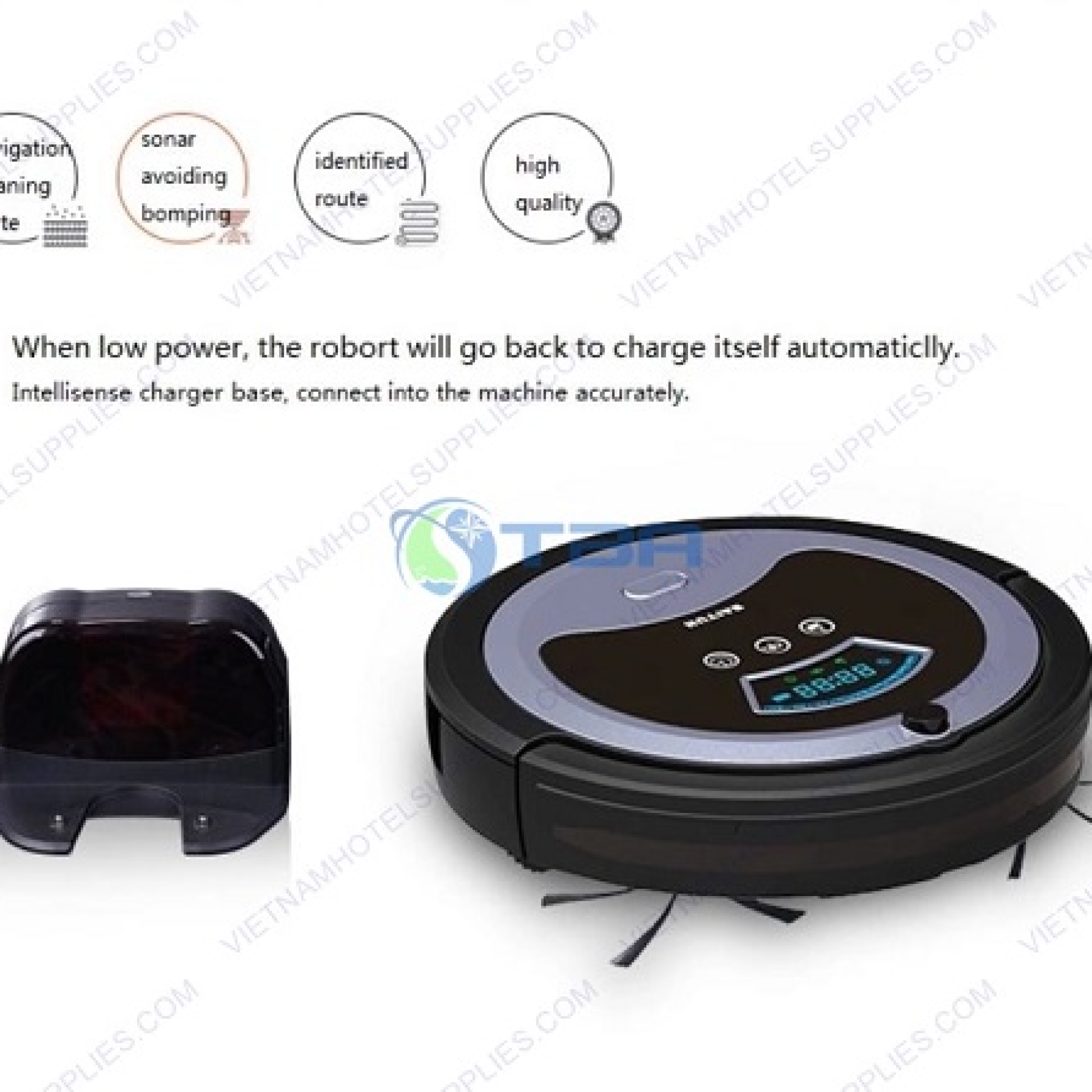 Robot thông minh lau vệ sinh sàn & hút bụi