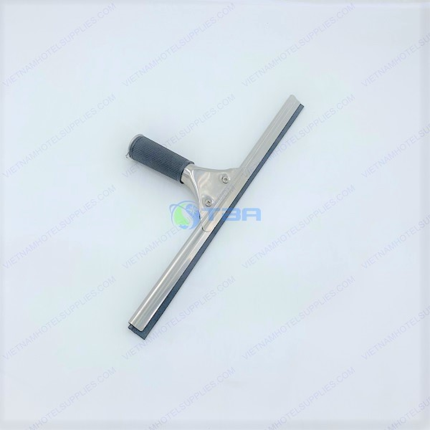 Tay gạt nước trên kính inox lưỡi cao su 40cm