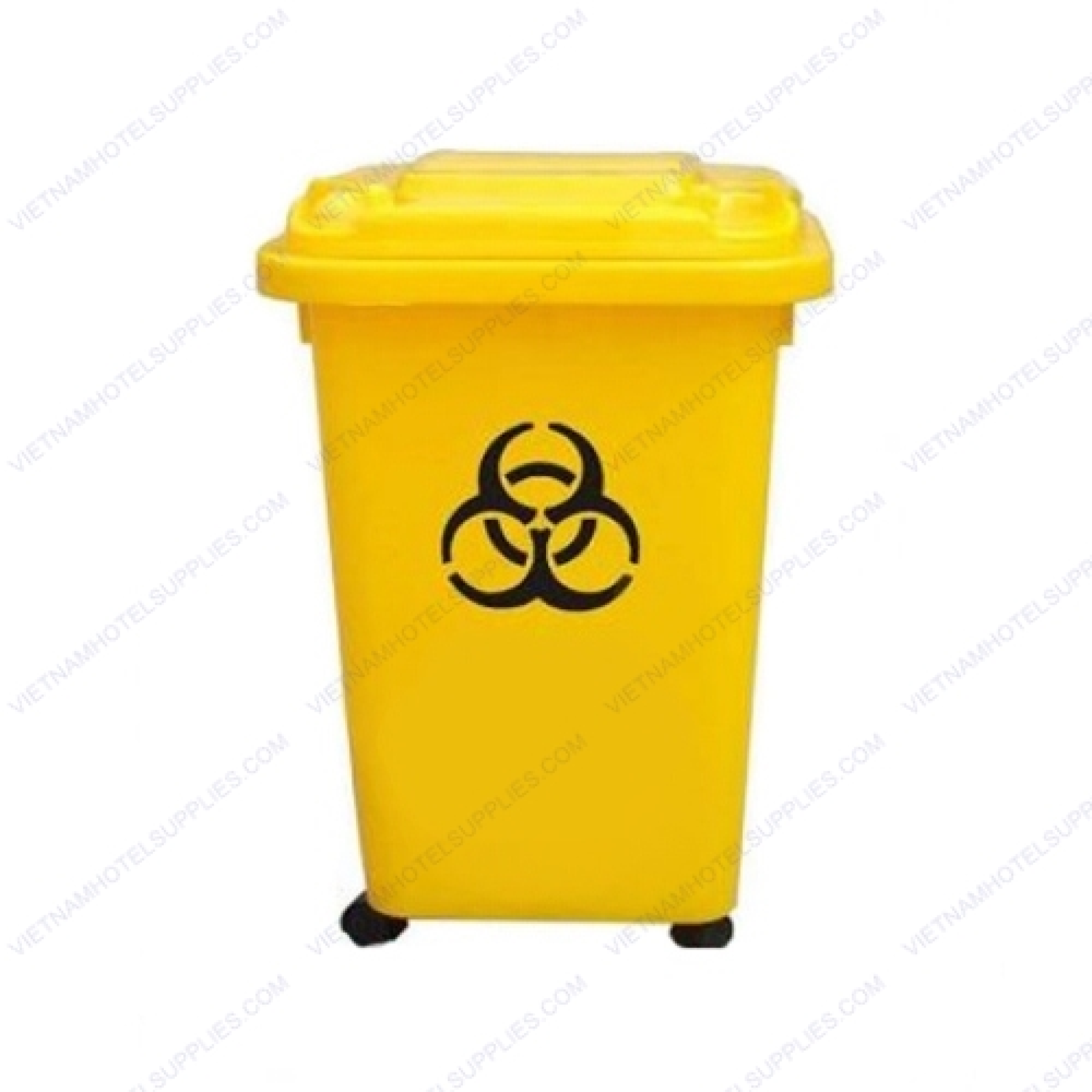 Thùng rác y tế màu vàng 60L