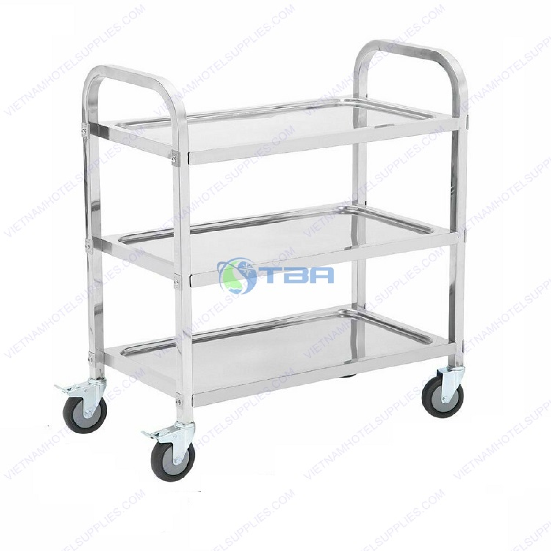 Xe đẩy phục bàn ăn inox AST080