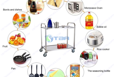 Xe đẩy thức ăn, mua xe đẩy thức ăn ở đâu uy tín ?
