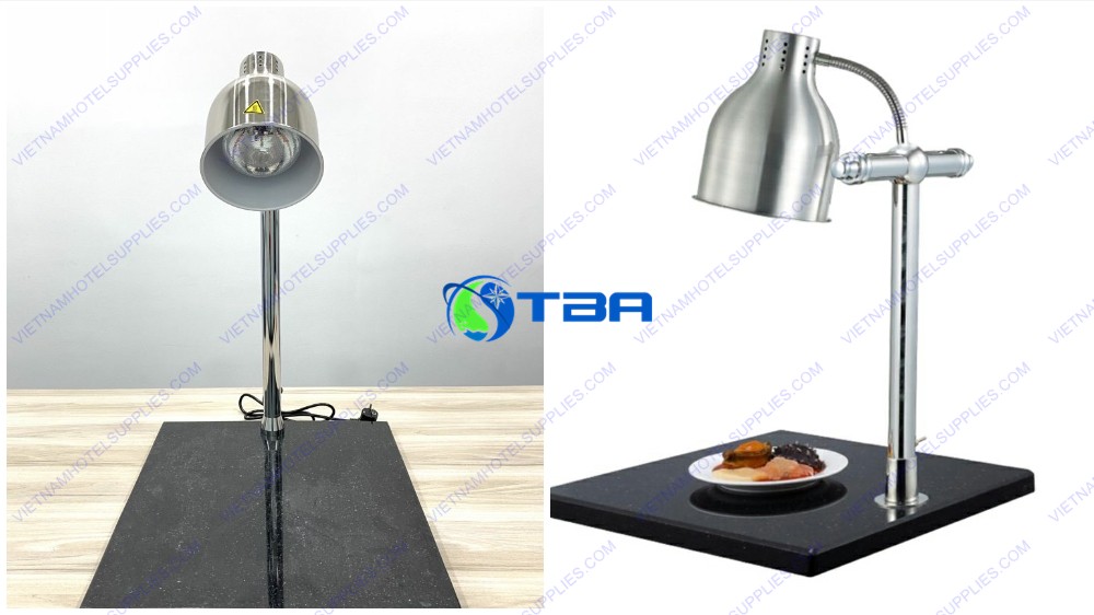 Đèn hâm thức ăn mặt đá 1 bóng ASIA-HL01Đ