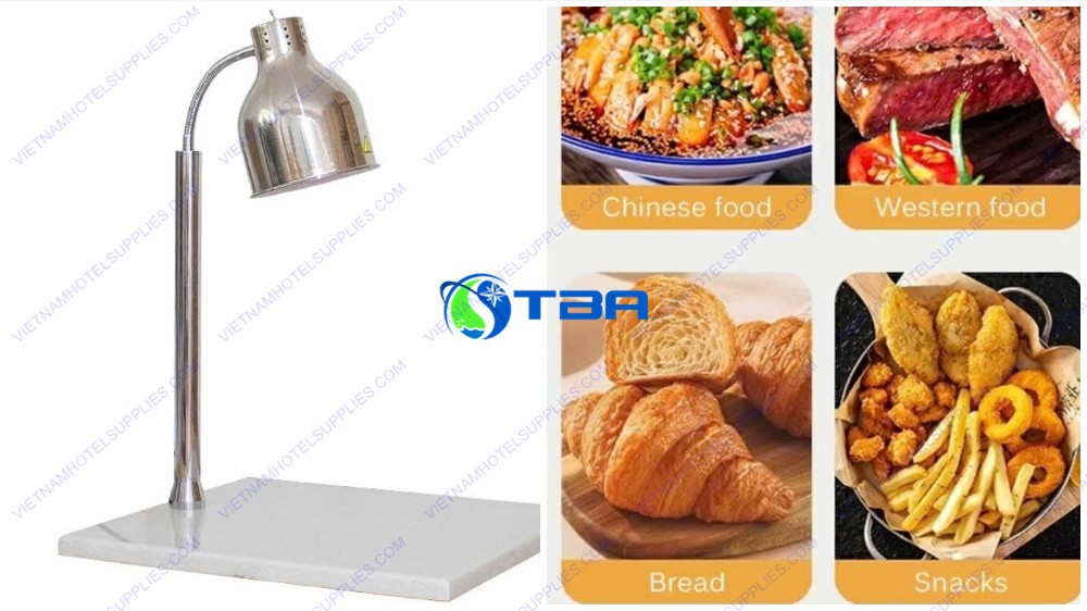 Đèn hâm nóng thức ăn chân đá 1 bóng ASIA-HL01T