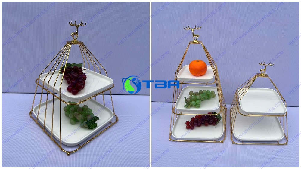 Kệ trưng bày bánh trái cây hình tháp