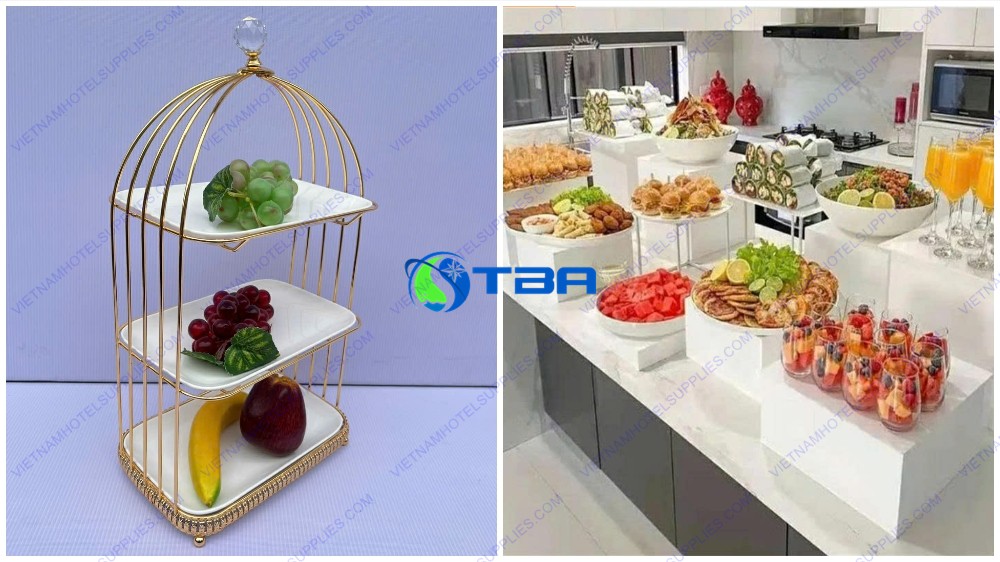 Kệ trưng bày thức ăn