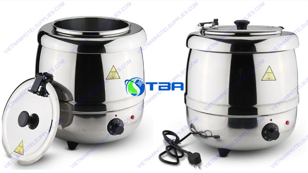 Nồi hâm Soup inox tròn dùng điện ASIA1811
