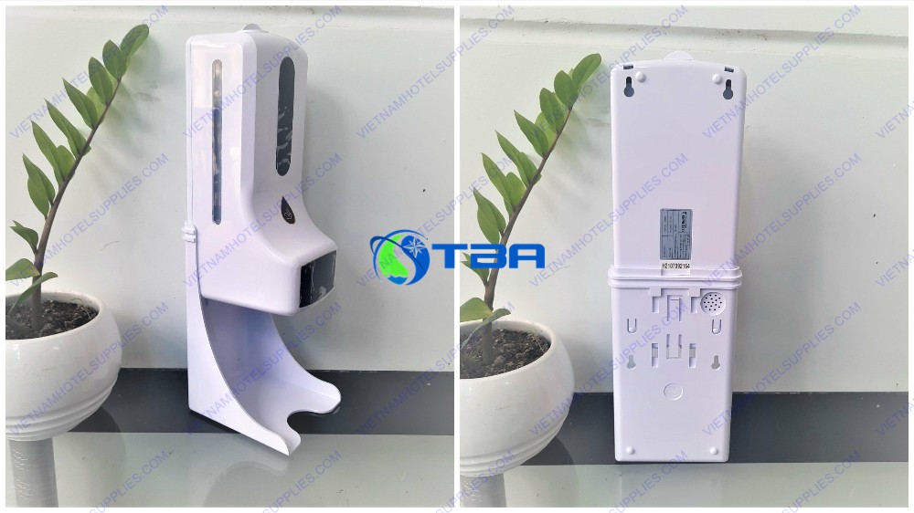 Máy đo nhiệt độ & sát khuẩn tay tự động có dung tích 1 Lít
