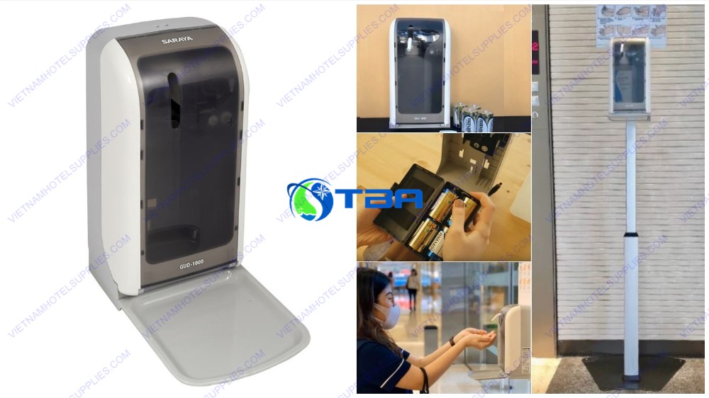 Bình đựng nước rửa tay sát khuẩn tự động trong bệnh viện
