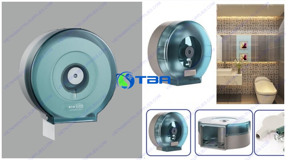 Hộp đựng khăn giấy treo tường nhựa cao cấp