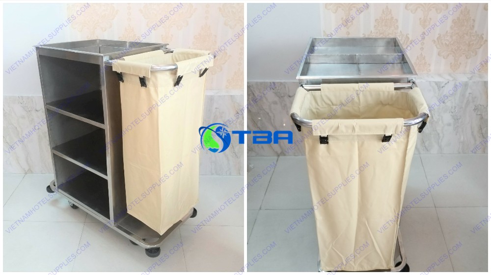 Xe làm vệ sinh buồng phòng inox