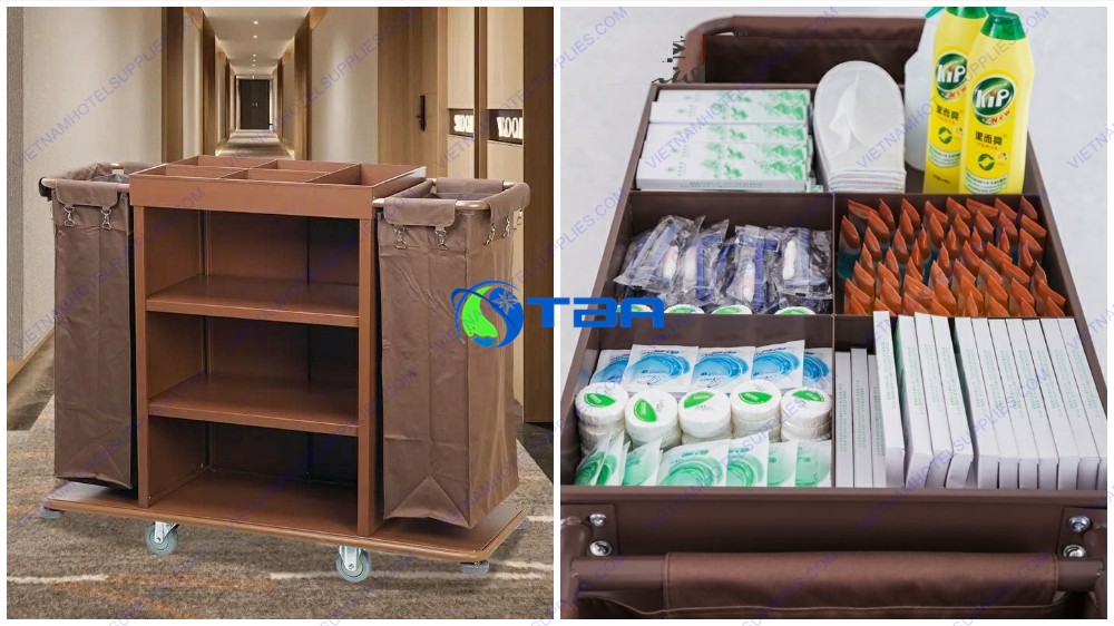 Xe làm buồng phòng khách sạn