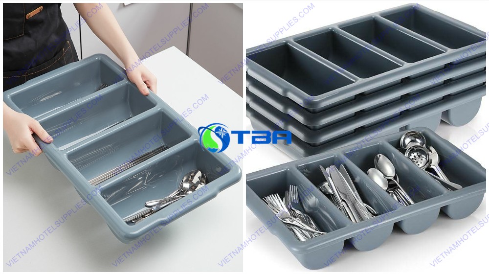 Rack đựng dao muỗng nĩa 4 ngăn ASIA-RD04