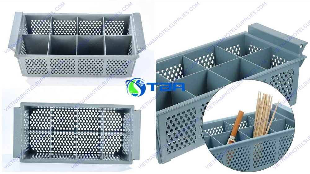 Rack đựng dao đũa muỗng nĩa 8 ngăn