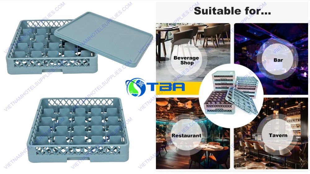 Rack úp ly nhà hàng 25 ô ASIA-RL25