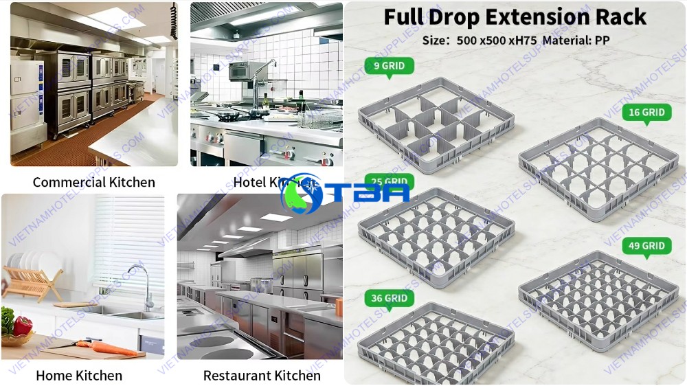 Rack đựng ly 16 ngăn